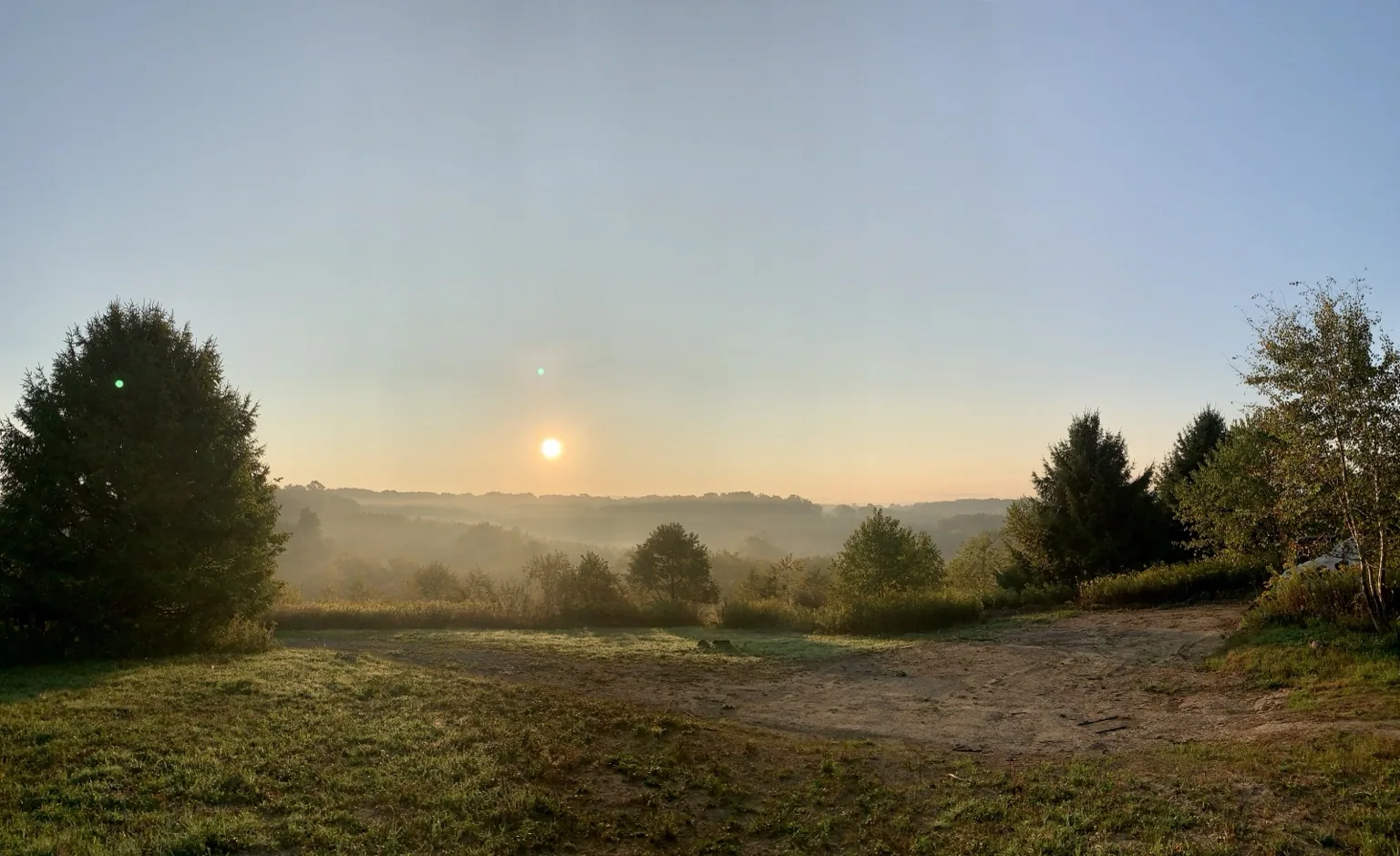 Sunrise over Halo Hills